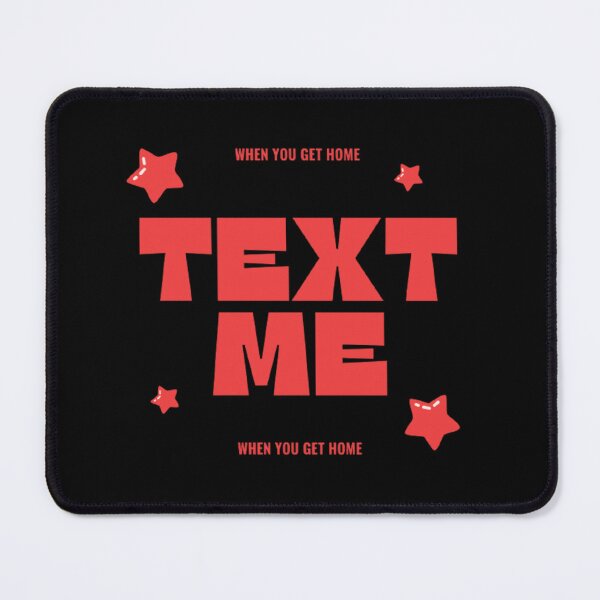 Item preview, Text me when you get home (red) designed and sold by CoastlineRowe.