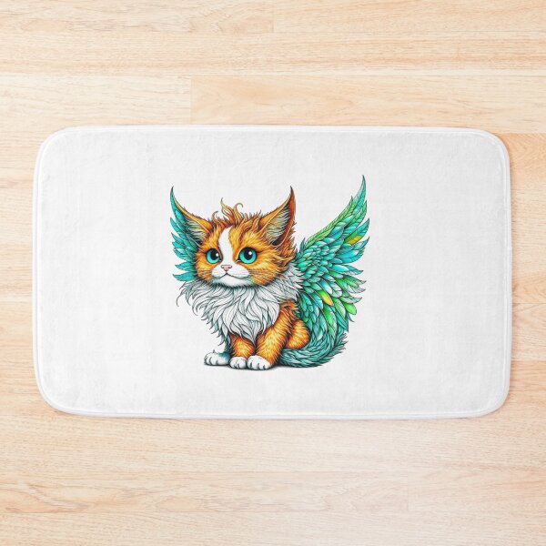 Item preview, Fluffy Kitty with Wings designed and sold by Violet Grant.