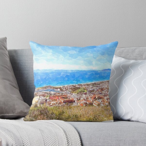 Item preview, View of the village's cityscape with port and the gulf to Mount Circeo designed and sold by Giuseppe Cocco.