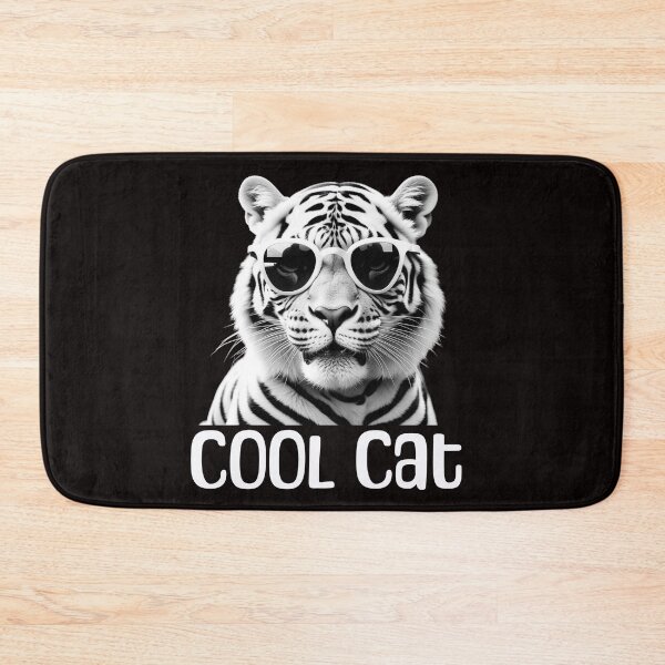 Item preview, White Tiger Sunglasses Cool Cat designed and sold by TigerRoseStudio.