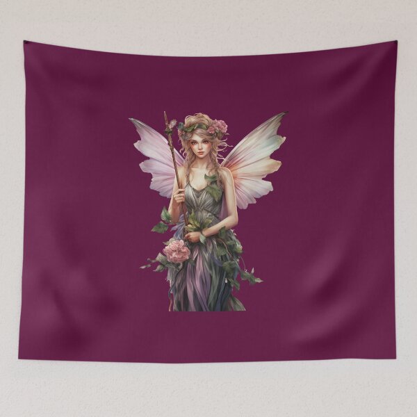 Item preview, Pastel Fairy With Wand designed and sold by FlutterbyFairy.