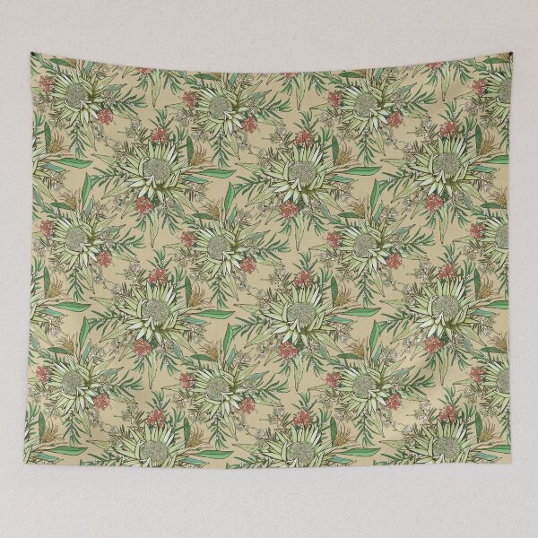 Item preview, King Protea Winter Botanicals designed and sold by Sketchbook Designs.