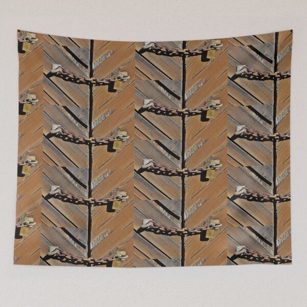 Item preview, Old Chain on Old Doors designed and sold by Martha Sherman.