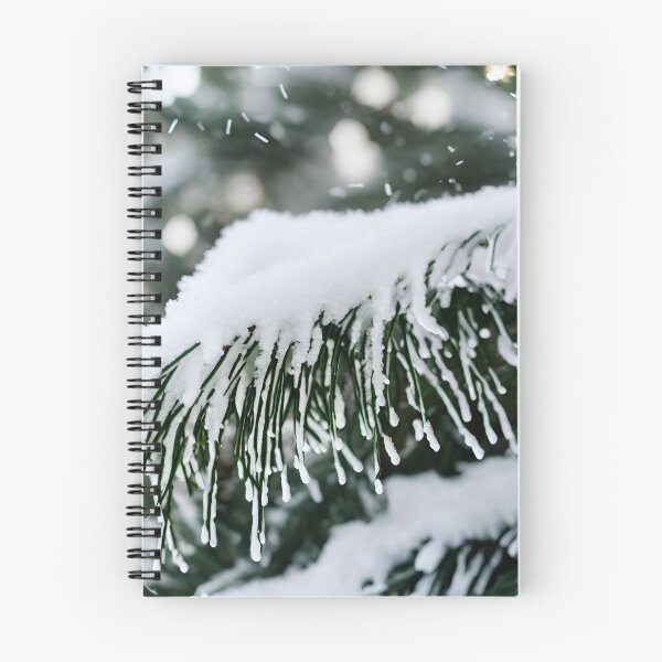 Item preview, Christmas: Photograph Of Tree Needles Covered in Snow  designed and sold by TaraTs.