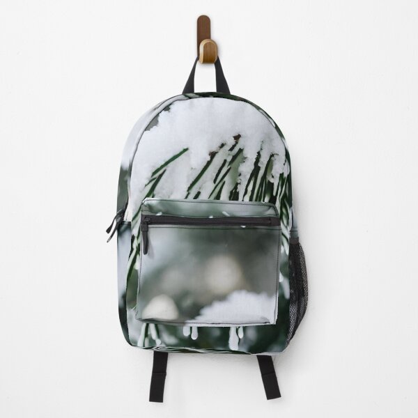 Item preview, Christmas: Photograph Of Tree Needles Covered in Snow designed and sold by TaraTs.