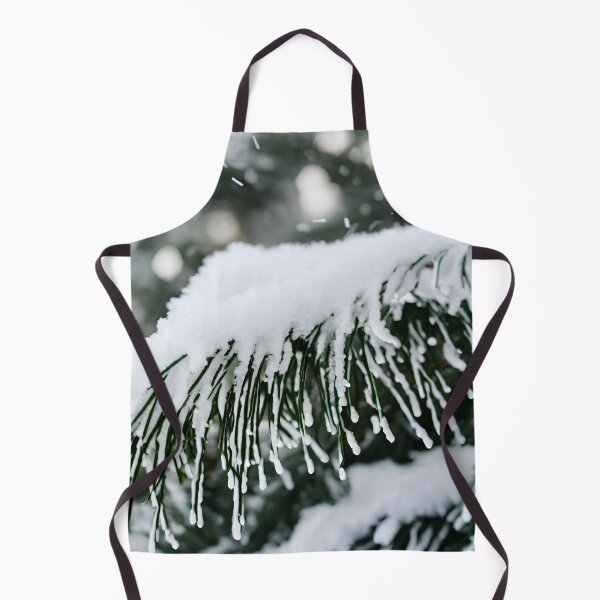 Item preview, Christmas: Photograph Of Tree Needles Covered in Snow  designed and sold by TaraTs.