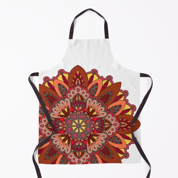 Artikelvorschau, Blumen-Mandala – handgezeichnetes Design – Herbststimmung entworfen und verkauft von lisdalia.