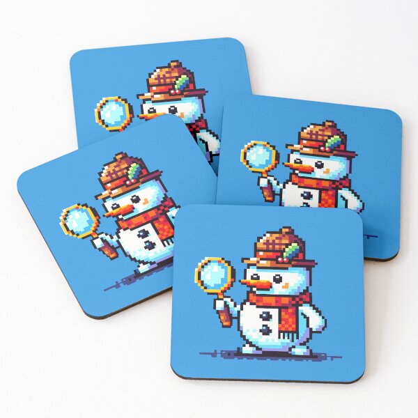 Item preview, Snowman Detective: 8-Bit Winter Mystery designed and sold by PixelPunkster.