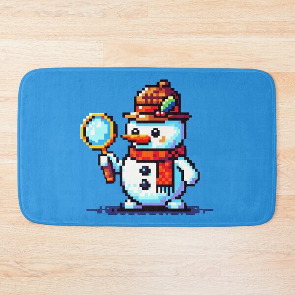 Item preview, Snowman Detective: 8-Bit Winter Mystery designed and sold by PixelPunkster.
