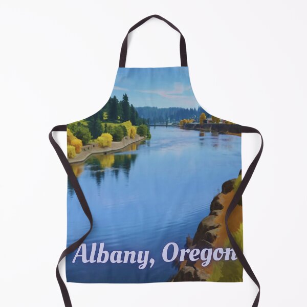 Item preview, Albany Oregon And The Willamette River. designed and sold by OregonsOwn.