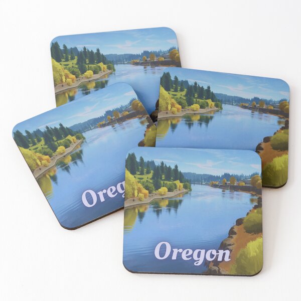 Item preview, Oregon River And Trees designed and sold by OregonsOwn.