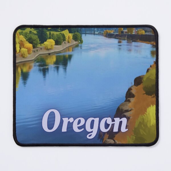 Item preview, Oregon River And Trees designed and sold by OregonsOwn.