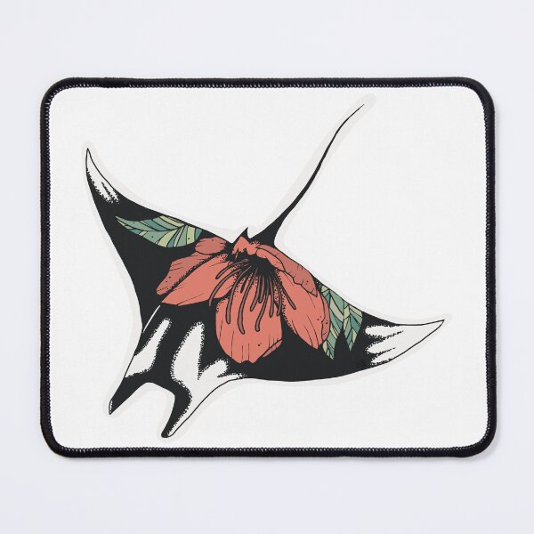 Item preview, Flowered Manta ray designed and sold by Nikea Hoffman.