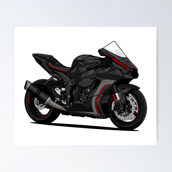 ポスター 2023 Kawasaki ZX-6R Motorcycle | 24x36 inch POSTER | | eBay