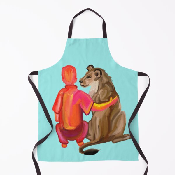 Item preview, Boy with Lioness Friend designed and sold by Deborah Camp.