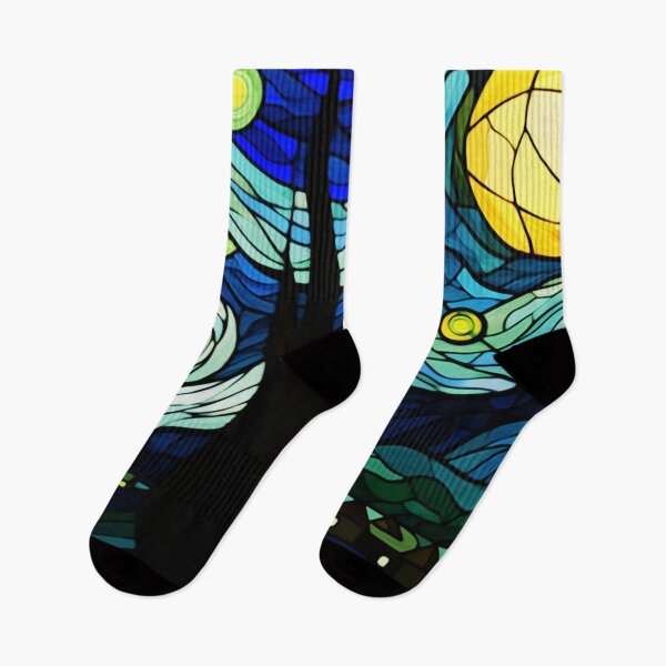 Item preview, Van gogh Stained Glass Starry Night designed and sold by Vangoholic.