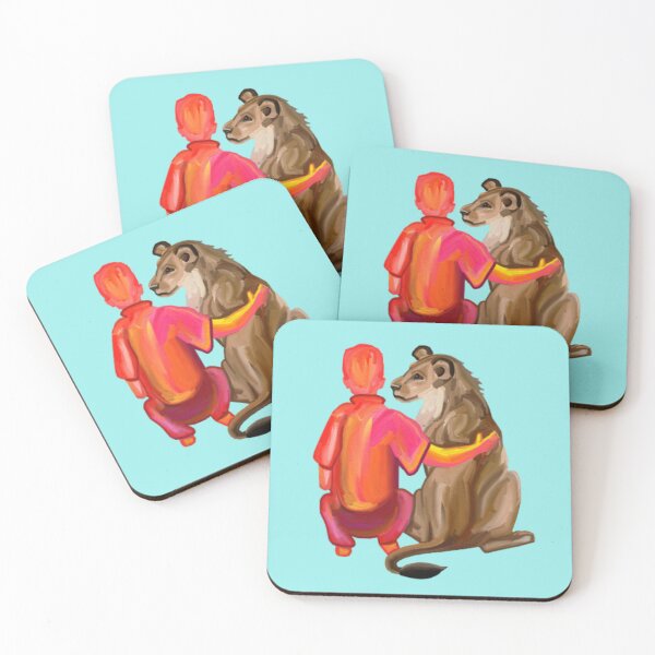 Item preview, Boy with Lioness Friend designed and sold by Deborah Camp.