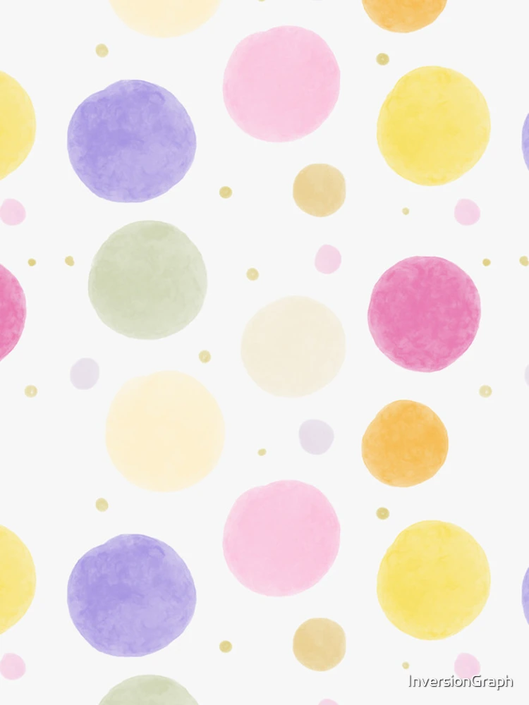 Thumbnail 5 of 5, iPhone Case, Color Circle Dot Pattern designed and sold by InversionGraph.