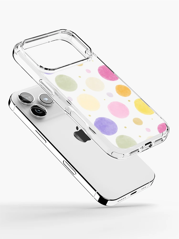 Thumbnail 2 of 5, iPhone Case, Color Circle Dot Pattern designed and sold by InversionGraph.