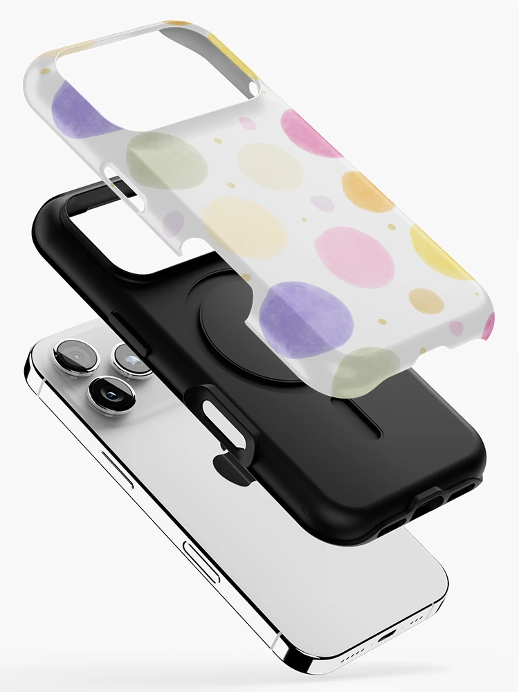 Thumbnail 2 of 4, iPhone Case, Color Circle Dot Pattern designed and sold by InversionGraph.