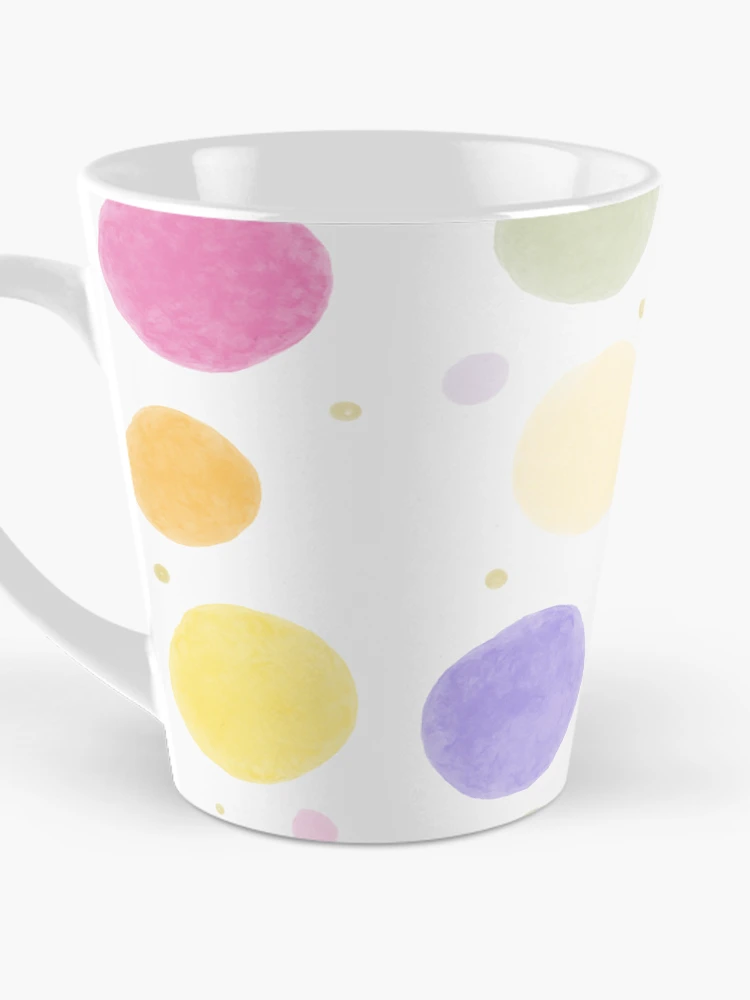Thumbnail 3 of 4, Coffee Mug, Color Circle Dot Pattern designed and sold by InversionGraph.