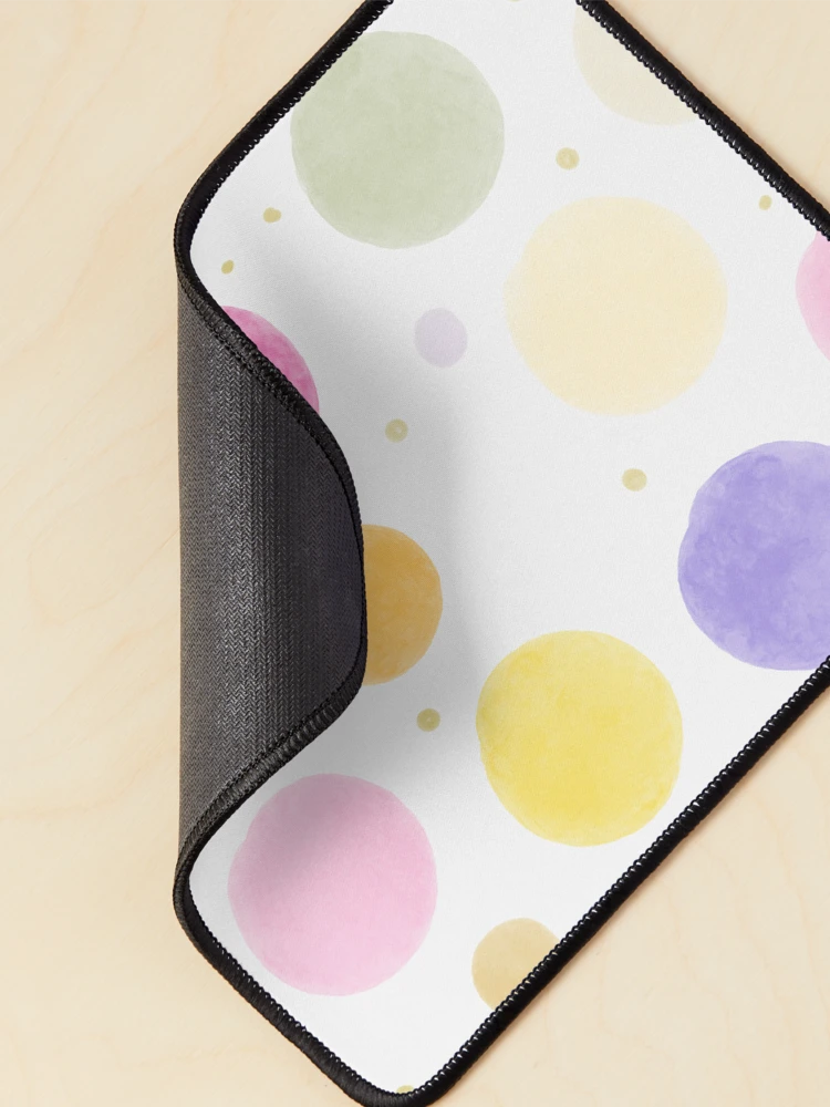 Thumbnail 2 of 5, Mouse Pad, Color Circle Dot Pattern designed and sold by InversionGraph.