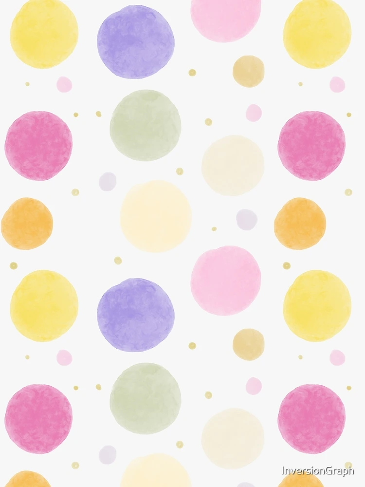Thumbnail 4 of 4, Graphic T-Shirt, Color Circle Dot Pattern designed and sold by InversionGraph.
