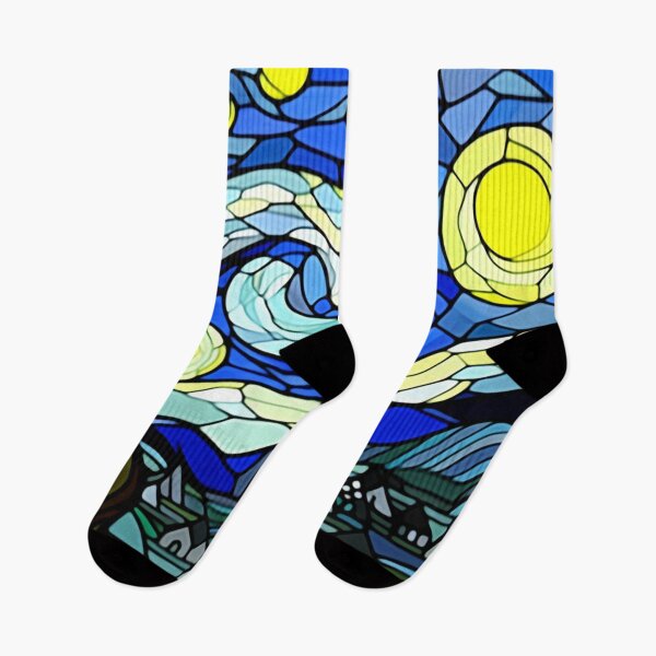 Item preview, Van gogh Stained Glass Starry Night designed and sold by Vangoholic.