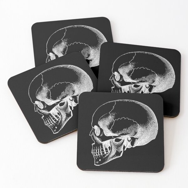 Item preview, Skull Vintage Illustration designed and sold by DarkRealmInk.