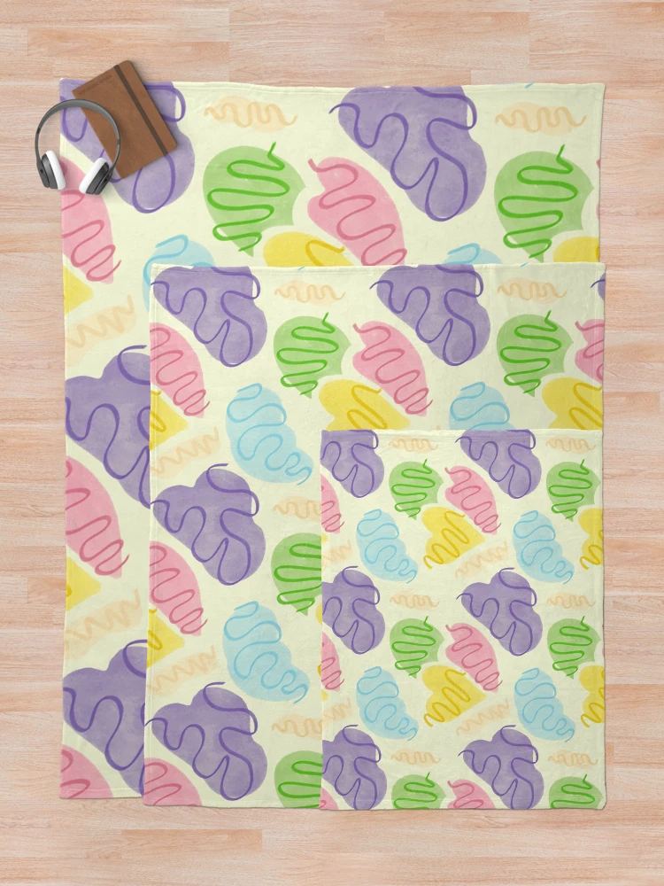 Thumbnail 5 of 6, Throw Blanket, Mud Art Pattern designed and sold by InversionGraph.