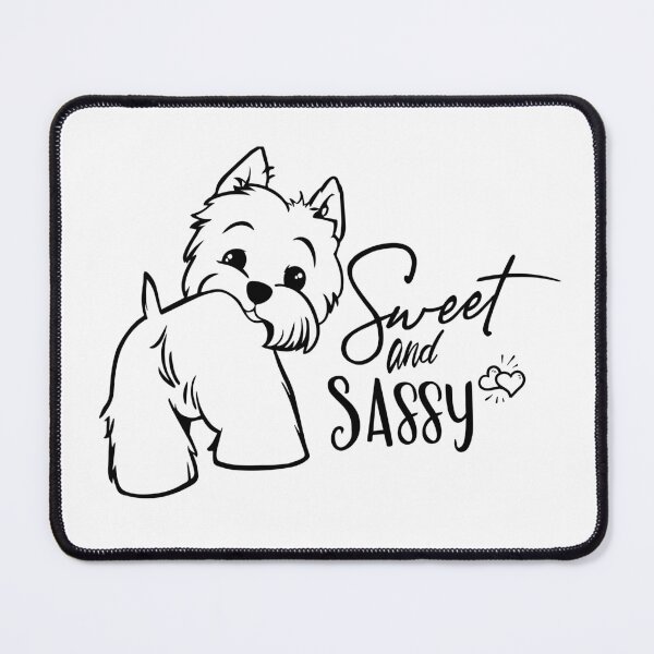 Item preview, Westies are sweet and sassy - outlined designed and sold by WarmAndWestie.