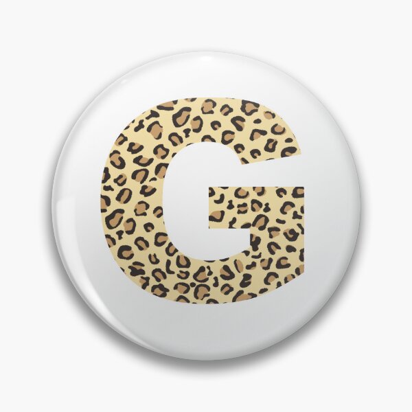 Artikelvorschau, Buchstabe G | Leopard | Gepard | Anfänglich | Monogramm | Dschungel entworfen und verkauft von hayleylauren.