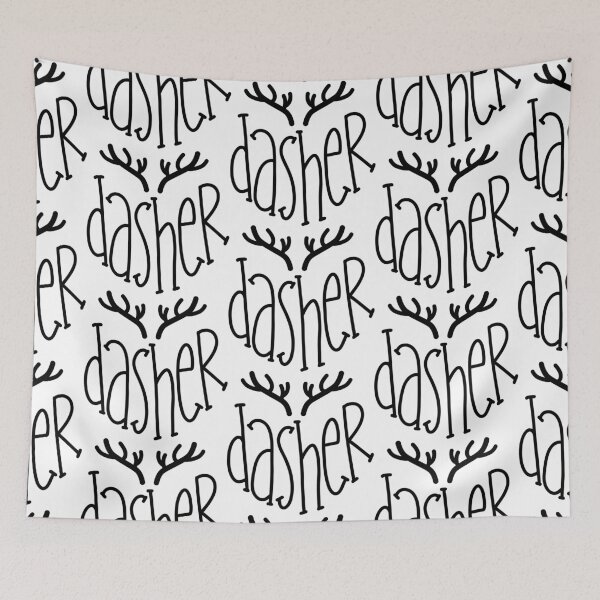 Item preview, Dasher Reindeer Christmas Design designed and sold by slicksdesigns.