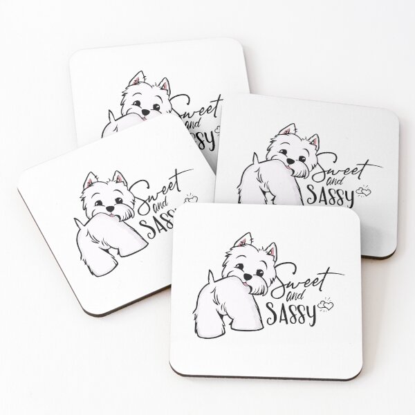 Item preview, Westies are sweet and sassy designed and sold by WarmAndWestie.