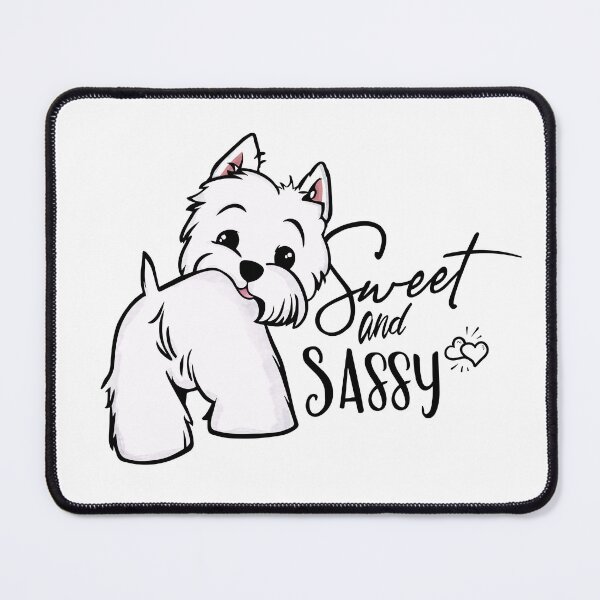 Item preview, Westies are sweet and sassy designed and sold by WarmAndWestie.