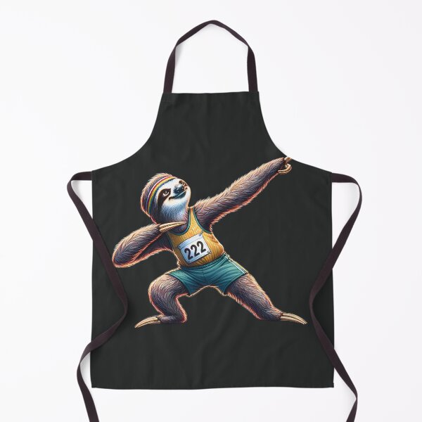 Item preview, Magical Track Star Sloth cutout designed and sold by slothsandducks.