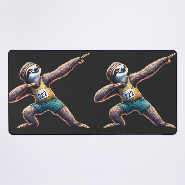 Item preview, Magical Track Star Sloth cutout designed and sold by slothsandducks.