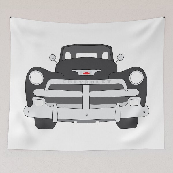 Item preview, Chevy 3100 black Classic car designed and sold by Bram Donker.