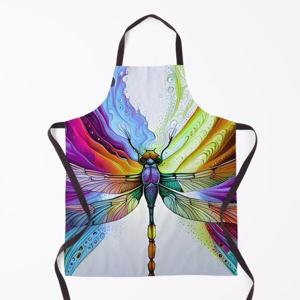 Item preview, Dragonfly Stained Glass Cartoon designed and sold by druidwolfart.