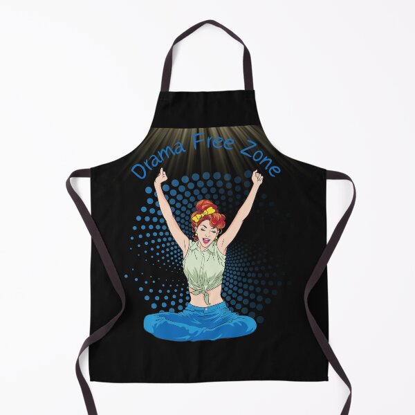 Item preview, Pop Art Happy Woman - Drama Free Zone designed and sold by LionessLove.