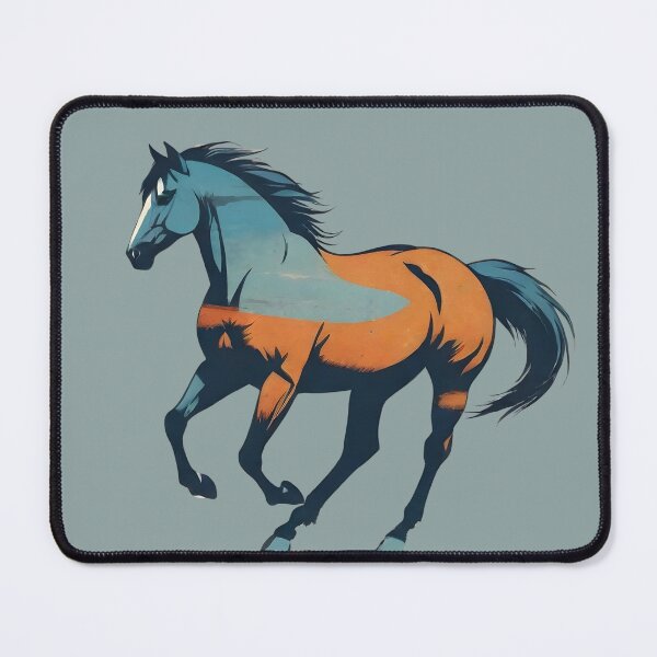 Item preview, "Gallop Majesty: Stallion Illustration" designed and sold by ArtistKunal123.