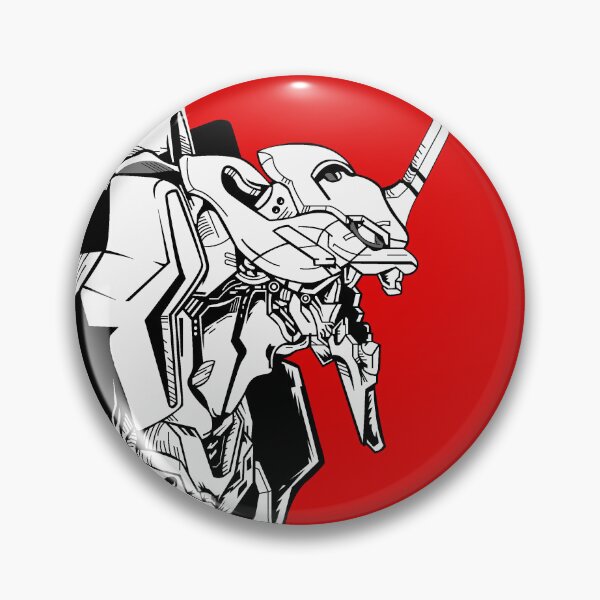 Item preview, Evangelion 01 Line art with Red Sun designed and sold by MechaRon.