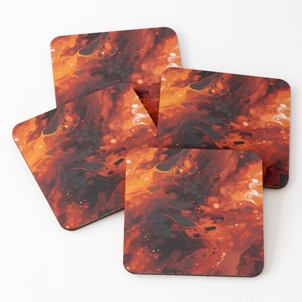 Item preview, Wildfire Passion: Pollock-Inspired Abstract Energy Patterns designed and sold by polonuim210.