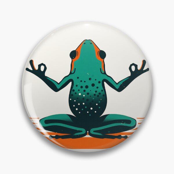 Item preview, Frog Yoga Retro Minimal designed and sold by Retro Travel Design.