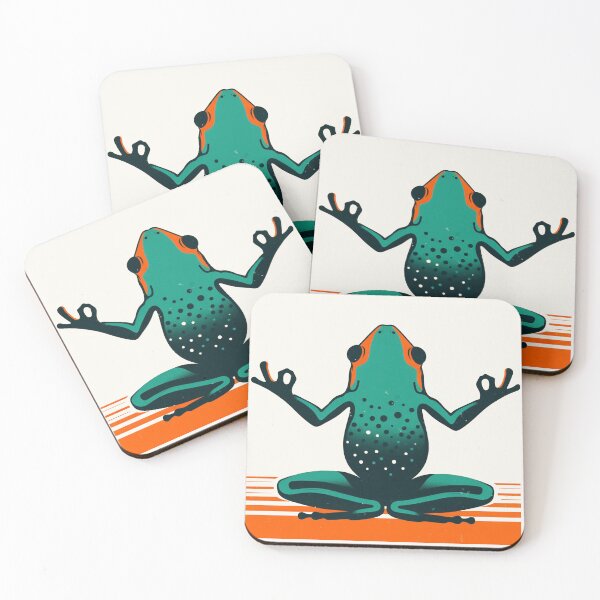 Item preview, Frog Yoga Retro Minimal designed and sold by Retro Travel Design.