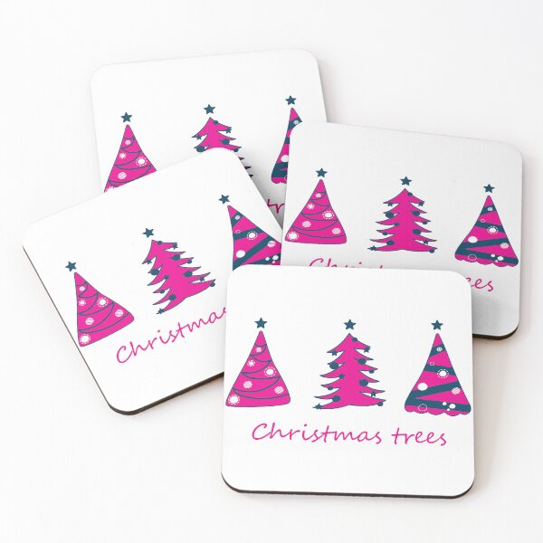 Item preview, Pink Christmas trees designed and sold by Gravy-tee07.