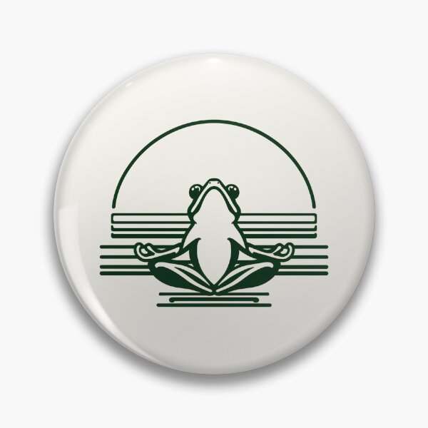 Item preview, Frog Yoga Retro Super Minimal designed and sold by Retro Travel Design.
