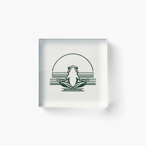 Item preview, Frog Yoga Retro Super Minimal designed and sold by Retro Travel Design.