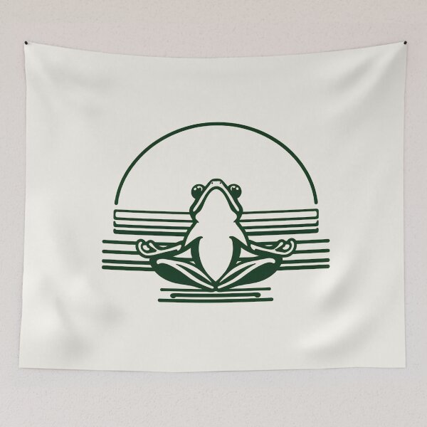 Item preview, Frog Yoga Retro Super Minimal designed and sold by Retro Travel Design.