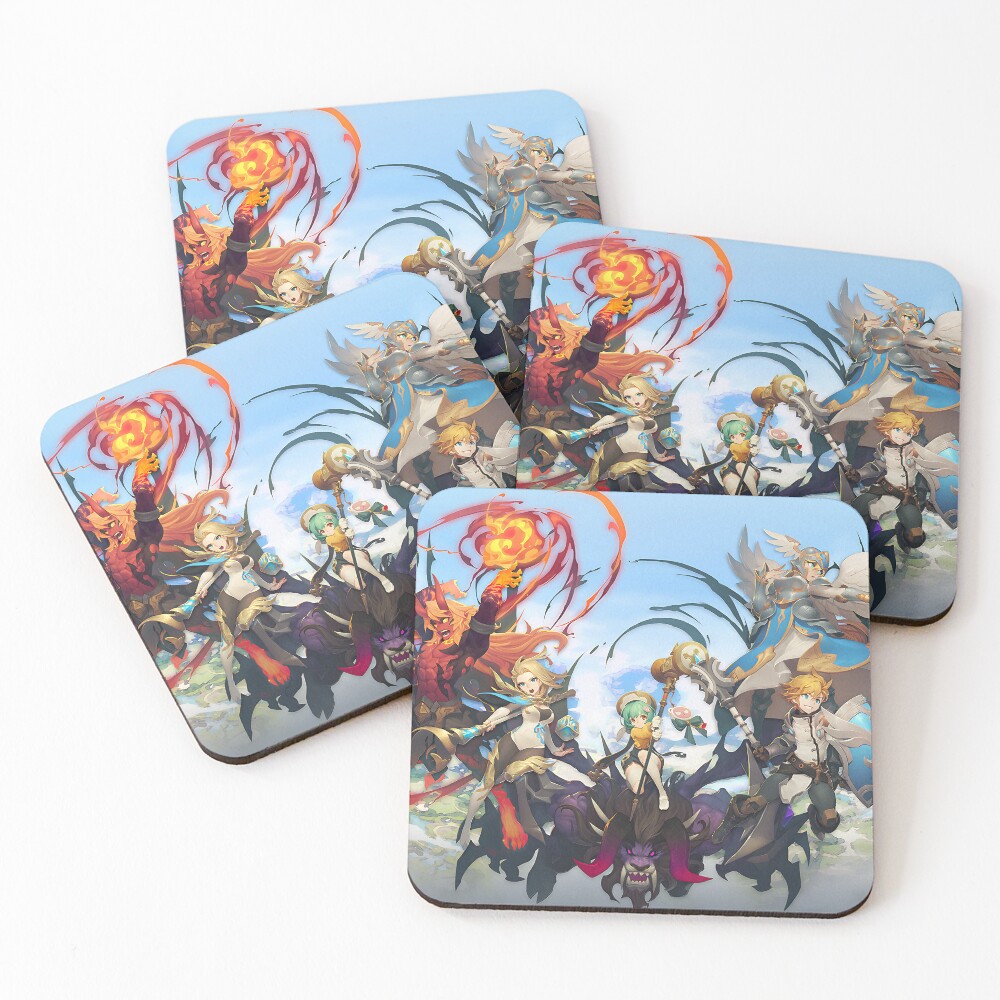 Item preview, Coasters (Set of 4) designed and sold by ROKANDESIGNART.